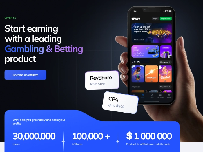 Partner with 1win Indonesia and receive high commissions